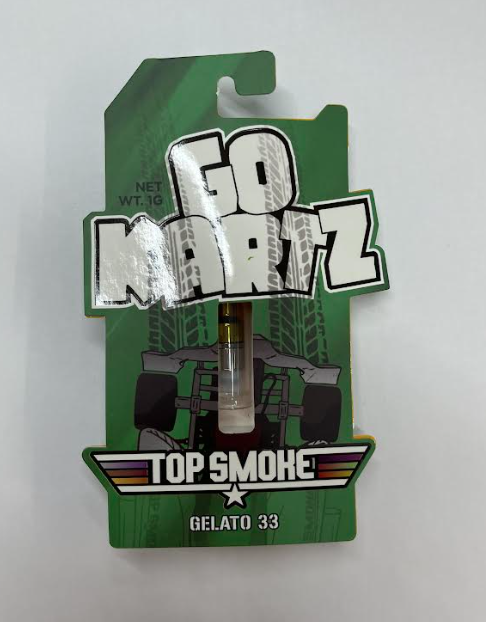 Photograph of product: Top Smoke Go Kartz 510 - Gelato 33