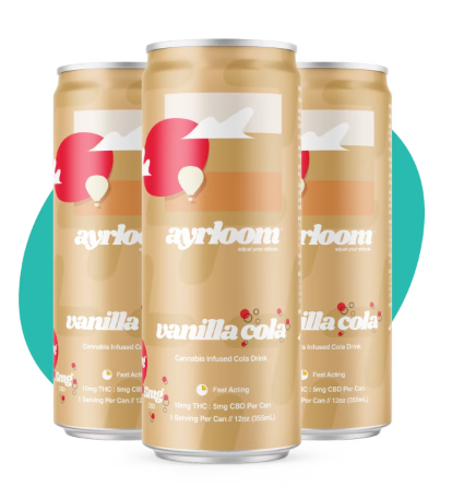 Photograph of product: Vanilla Cola 2:1 4pk