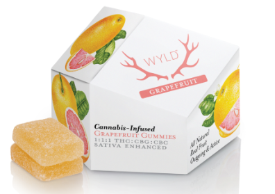 Photograph of product: *Promo* Wyld | Grapefruit 1:1:1 CBG/CBC + Oui'd Enhanced Gummies | 100mg
