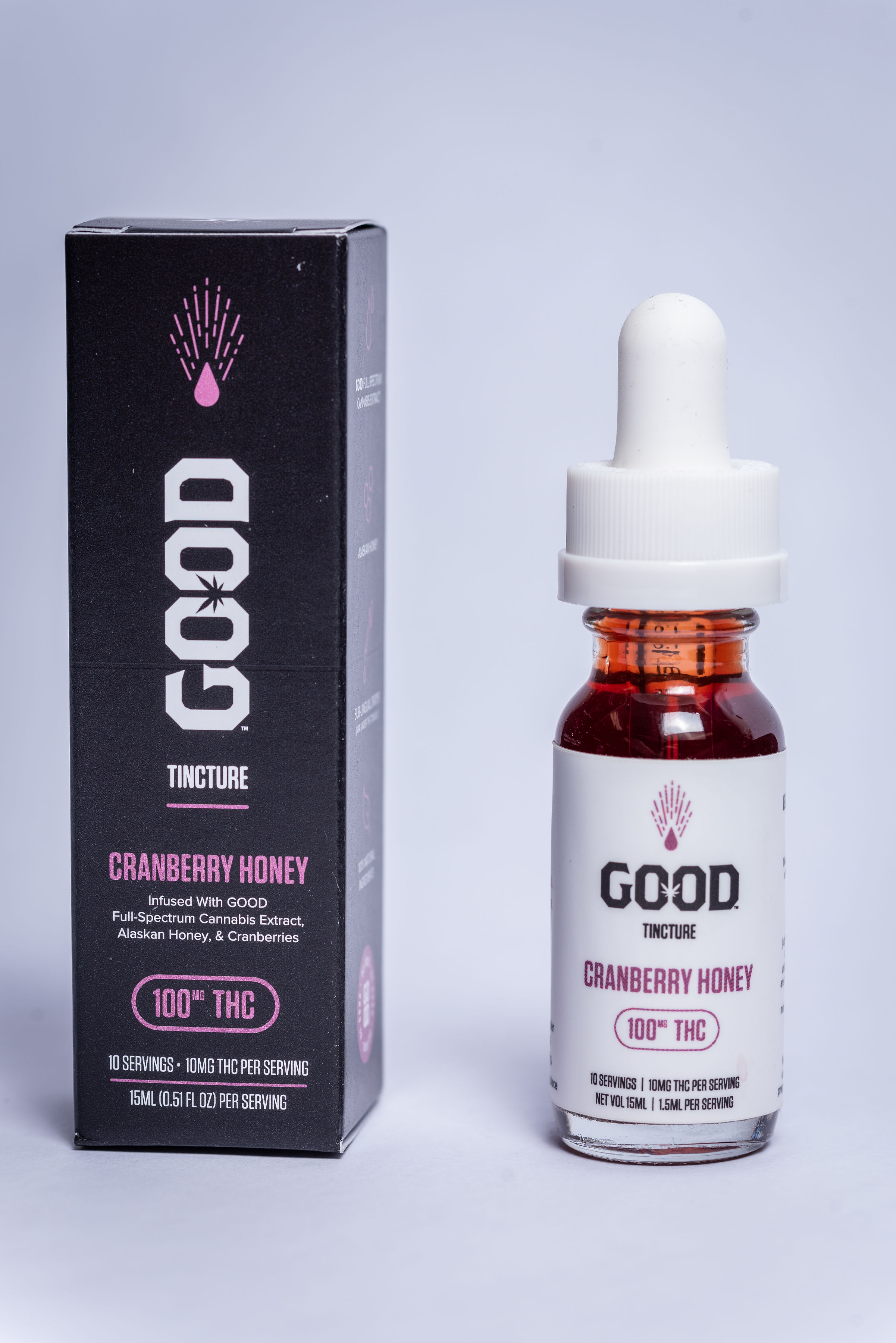 Photograph of product: Cranberry Honey 10:1 TH-oui/CBD Tincture