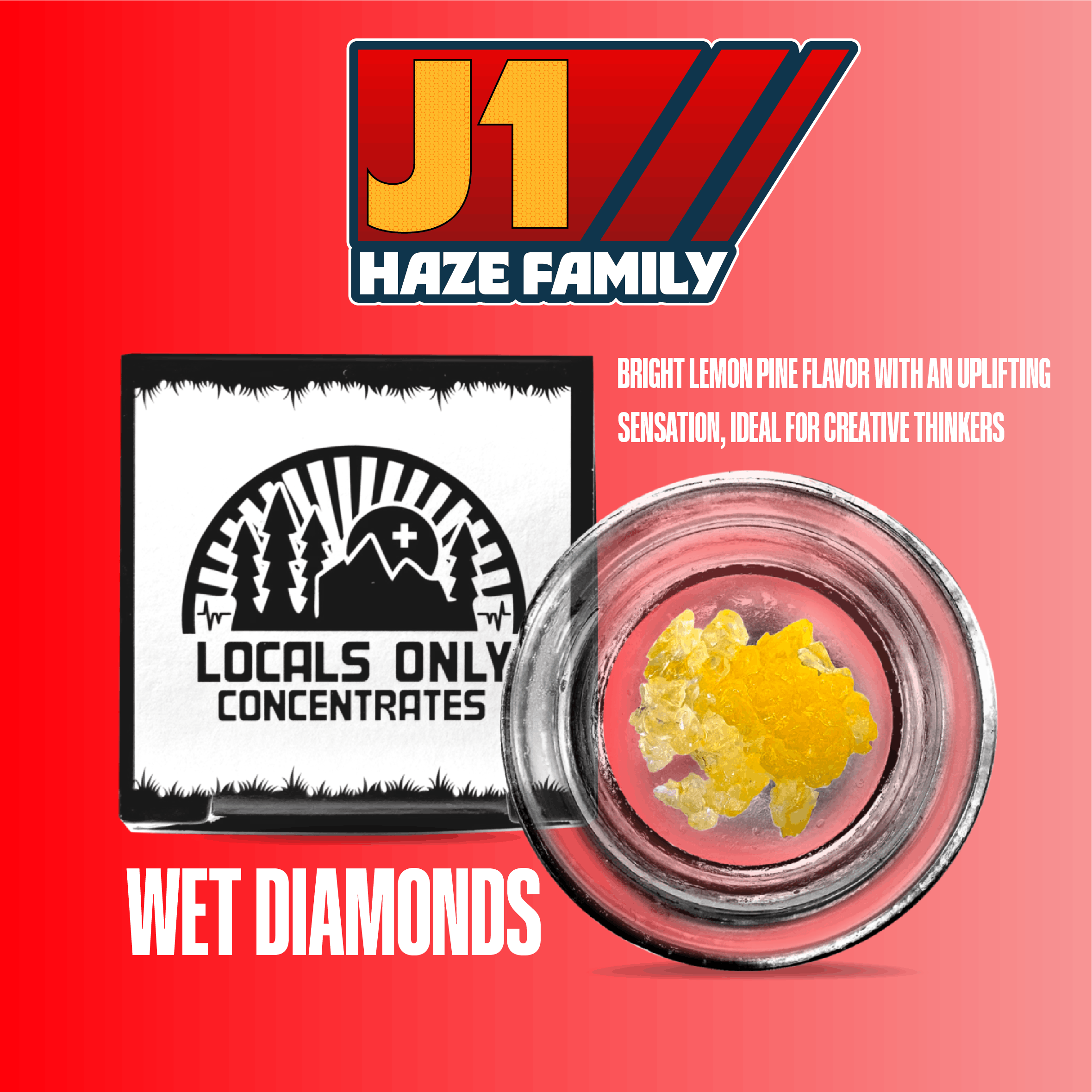Photograph of Product: J1 | WET DIAMONDS | 1G