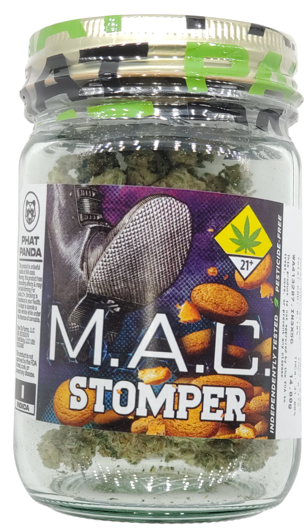 Photograph of product: Phat Panda Bong Buddies MAC Stomper 14g