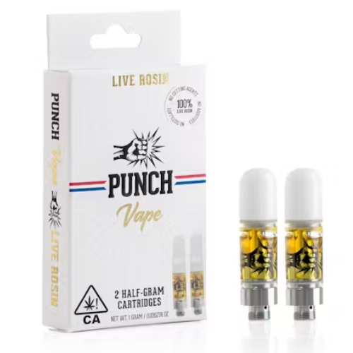Photograph of product: 2PK- 0.5G- ORANGE CRUSH- LIVE ROSIN- CARTRIDGE