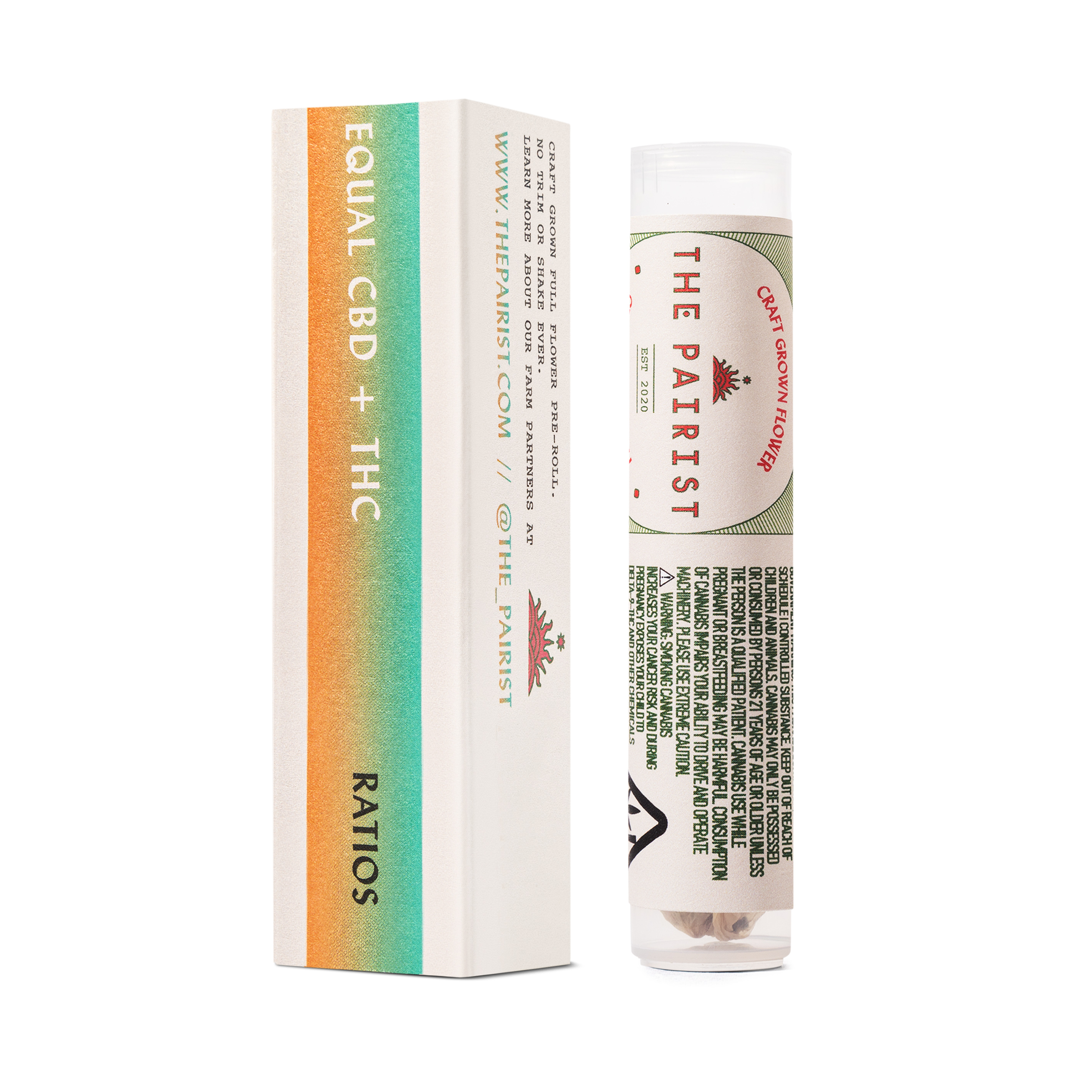 Photograph of product: Equal CBD/TH-oui Ratios Pre-Roll 1g