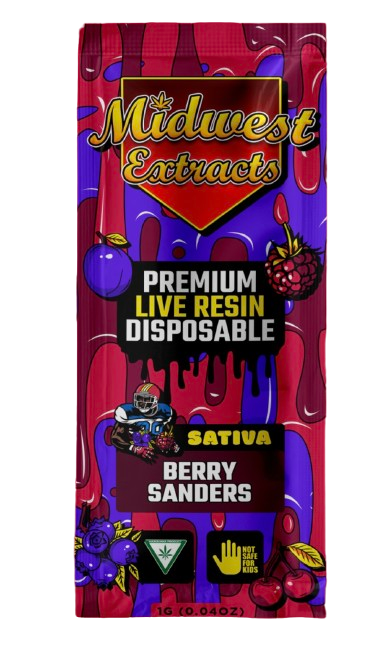 Photograph of product: Berry Sanders | 1G Live Resin Disposable