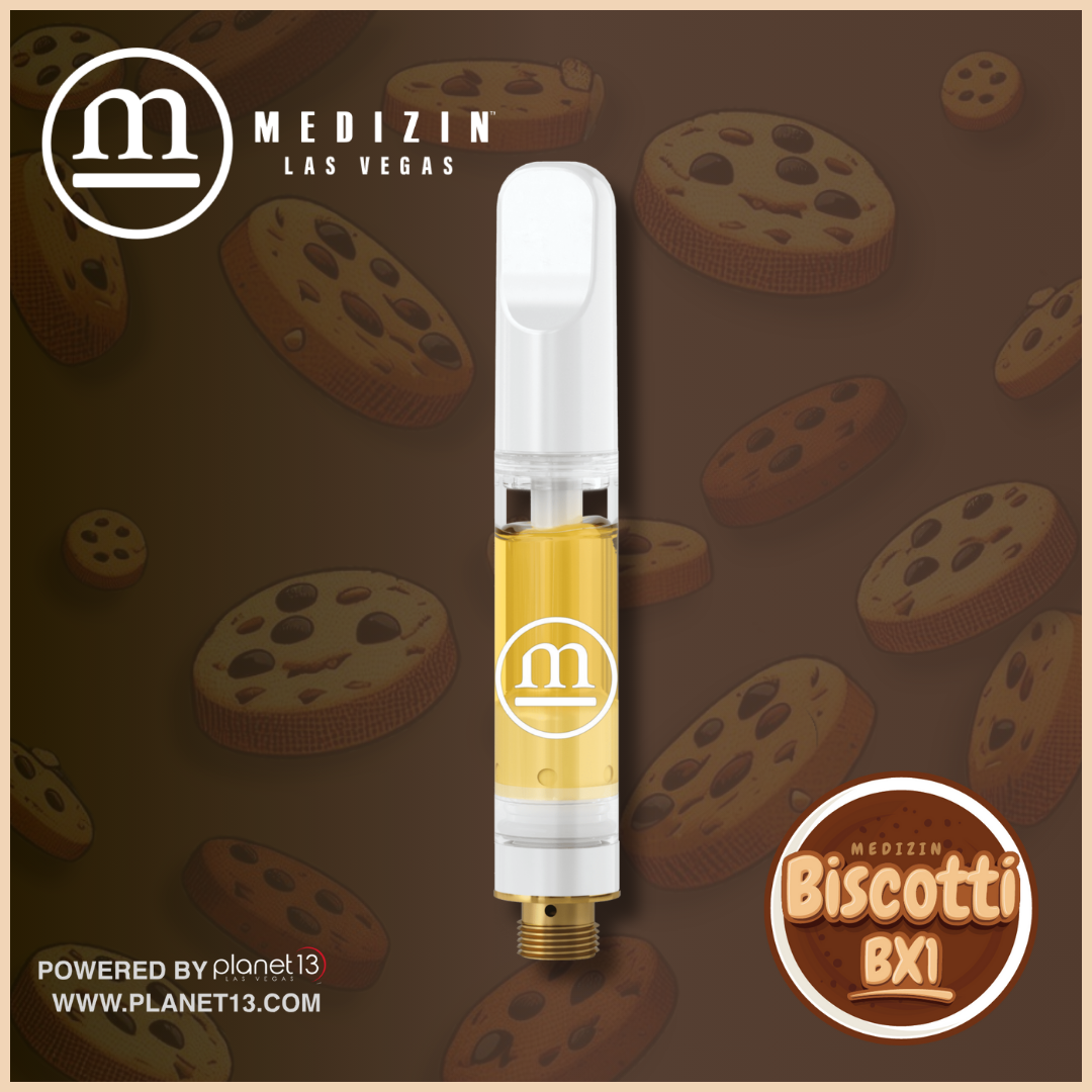 Photograph of product: Biscotti BX1 .5g Live Resin Vape Cart