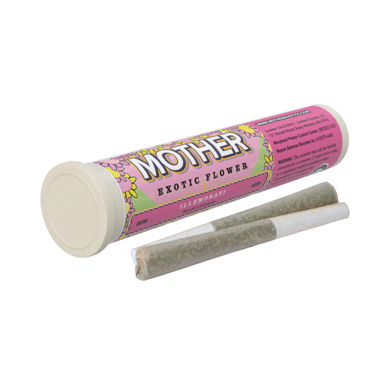 Photograph of product: Illemonati Pre-Rolls 0.5g 2pk | 1g