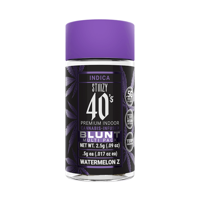 Photograph of product: 40s Blunts | Watermelon Z 5pk Infused Blunts