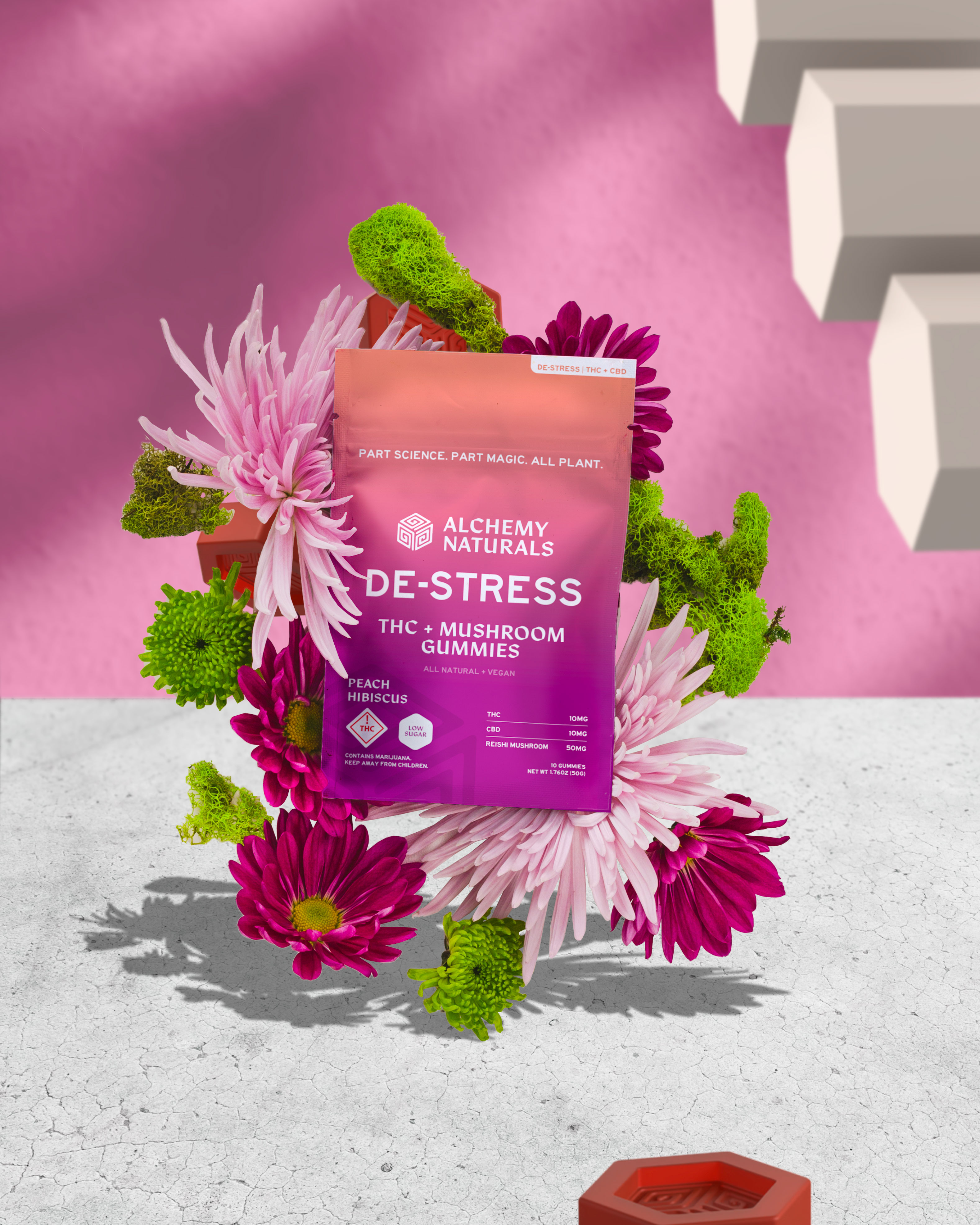 Photograph of product: Alchemy Naturals - De-Stress 100mg