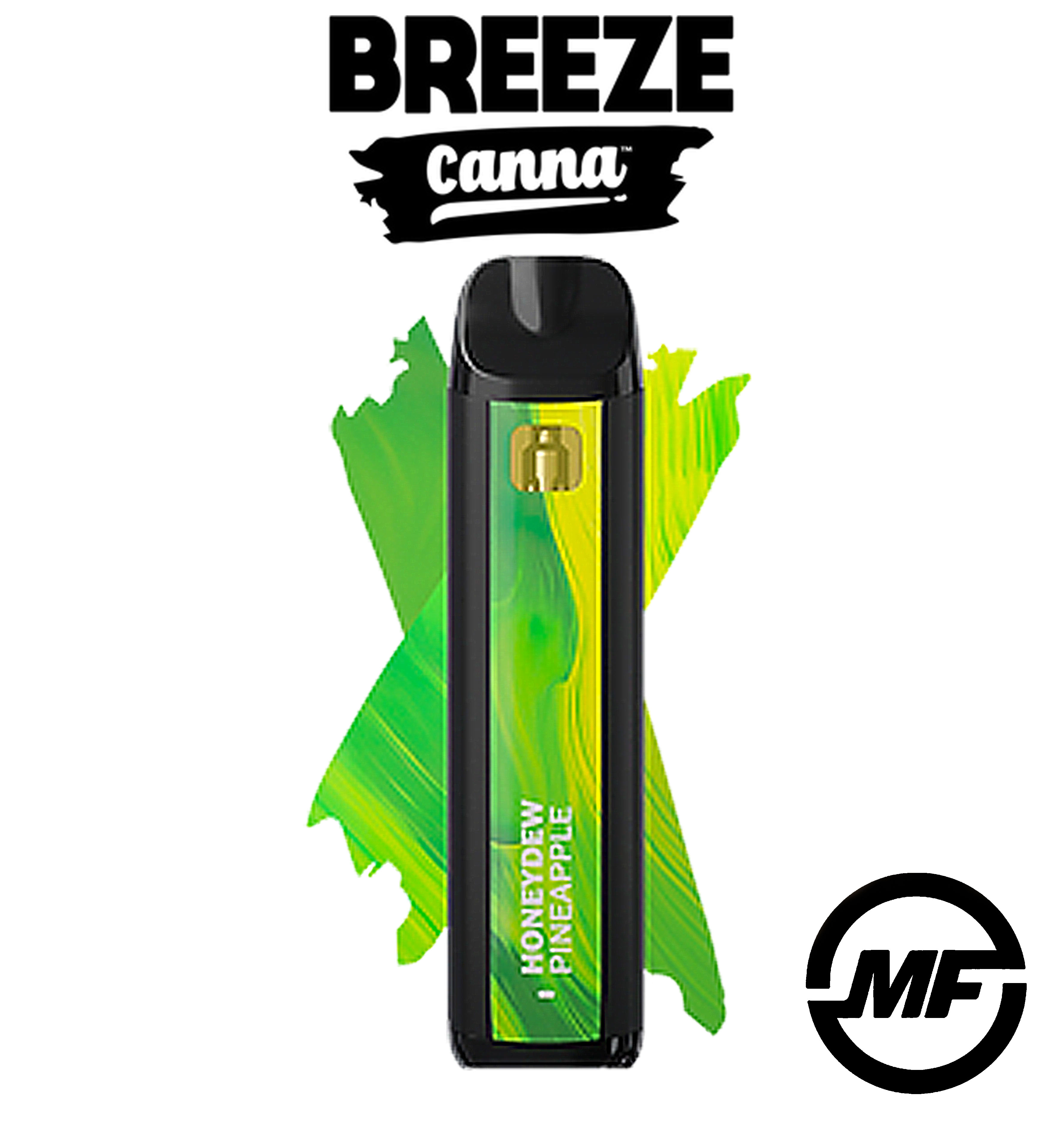 Photograph of product: Breeze Canna Pro | Honeydew Pineapple | 1g | Disposable