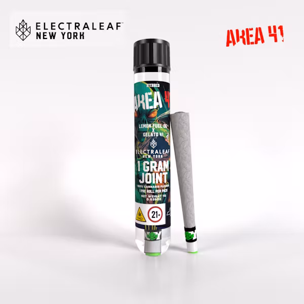 Photograph of product: P136 | Electra Leaf NY |  Area 41 | Pre-roll
