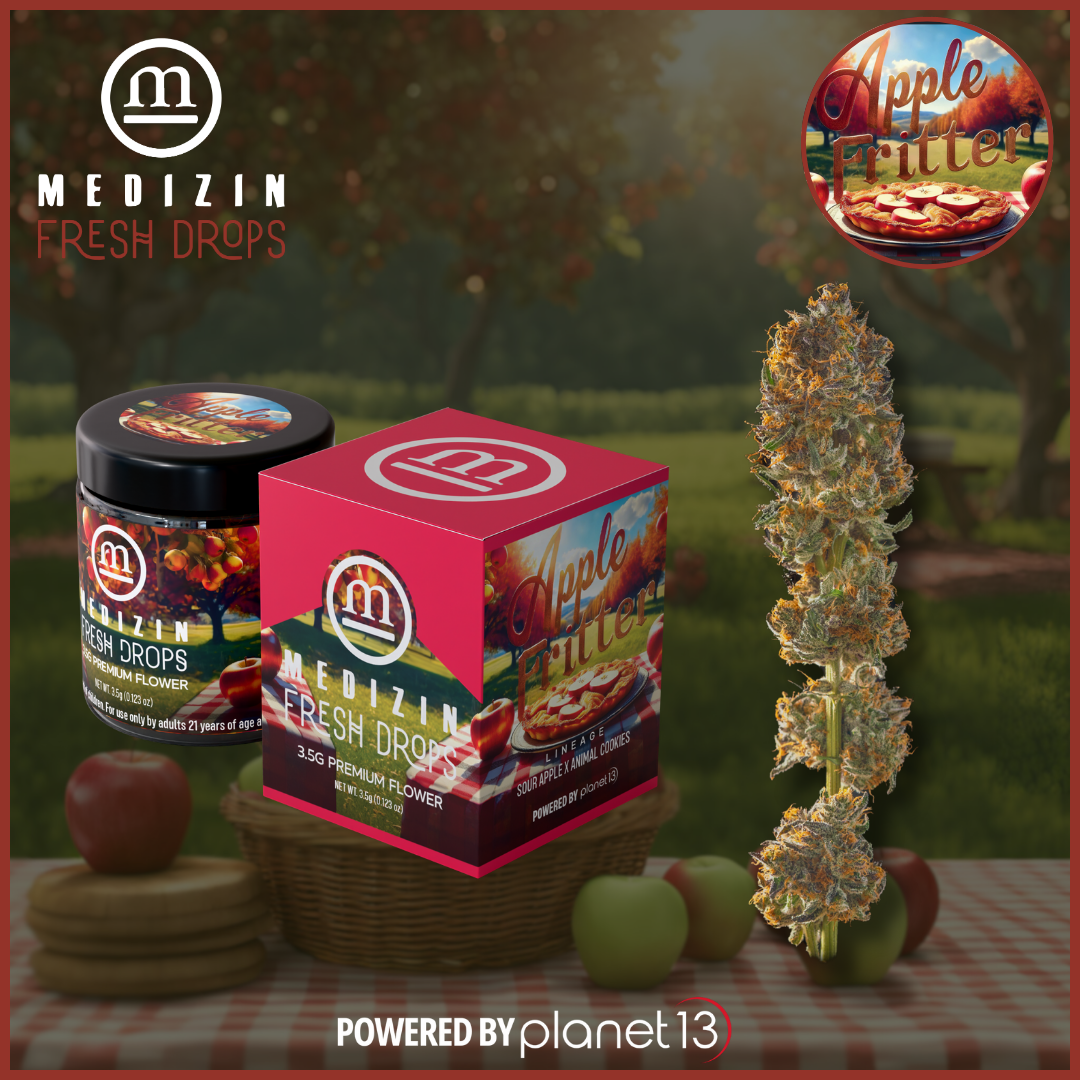 Photograph of product: Apple Fritter 3.5g Prepack