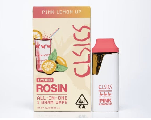 Photograph of product: 1G PINK LEMON UP LIVE ROSIN (AIO) - 