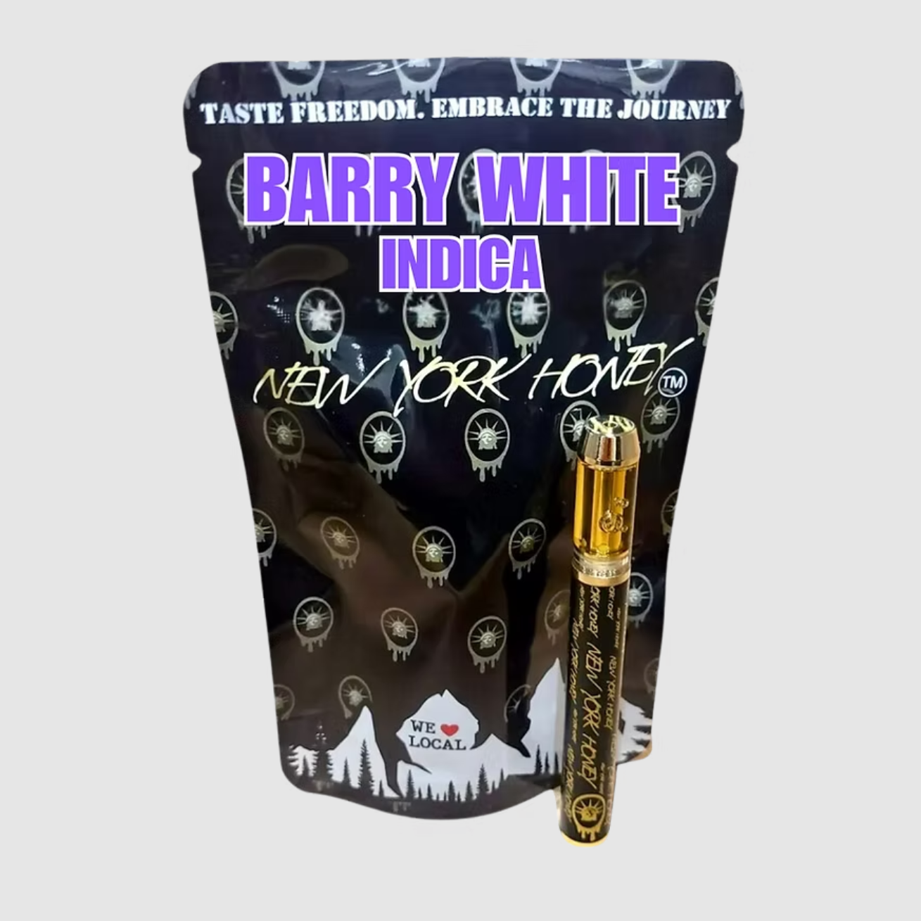 Photograph of product: New York Honey | Barry White | 1G Disposable Vape