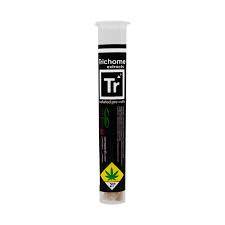 Photograph of product: Trichome Extracts Super Lemon Haze Diamond Dusted Infused Pre-roll Oui'd 1g
