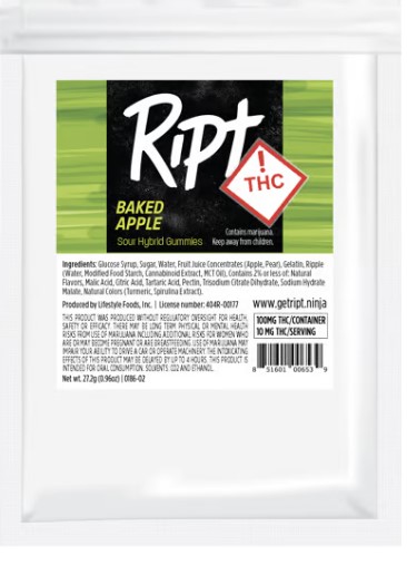 Photograph of product: Bake Apple Distillate Gummies