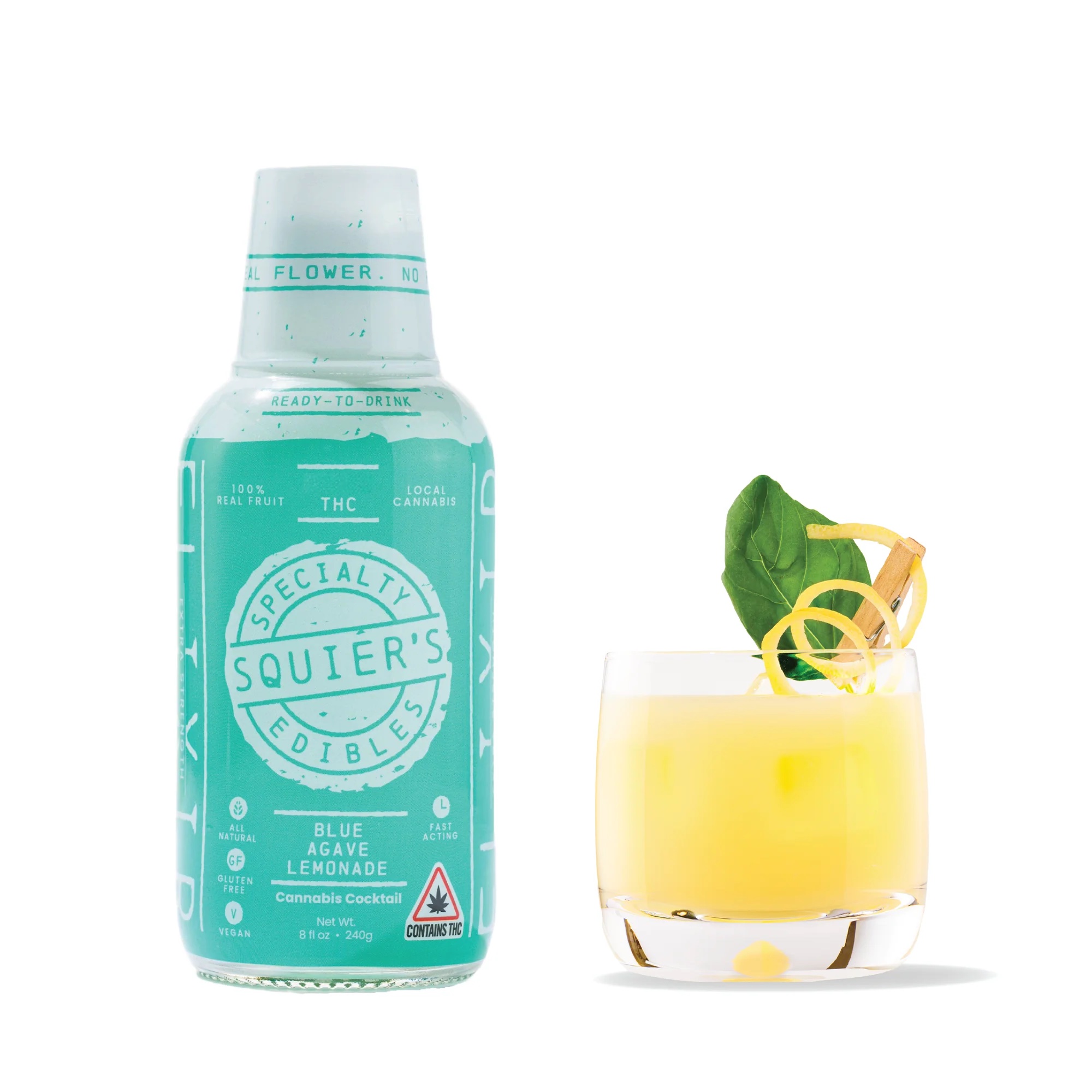 Photograph of Product: Squier's - Blue Agave Lemonade - Hash Rosin - 200mg