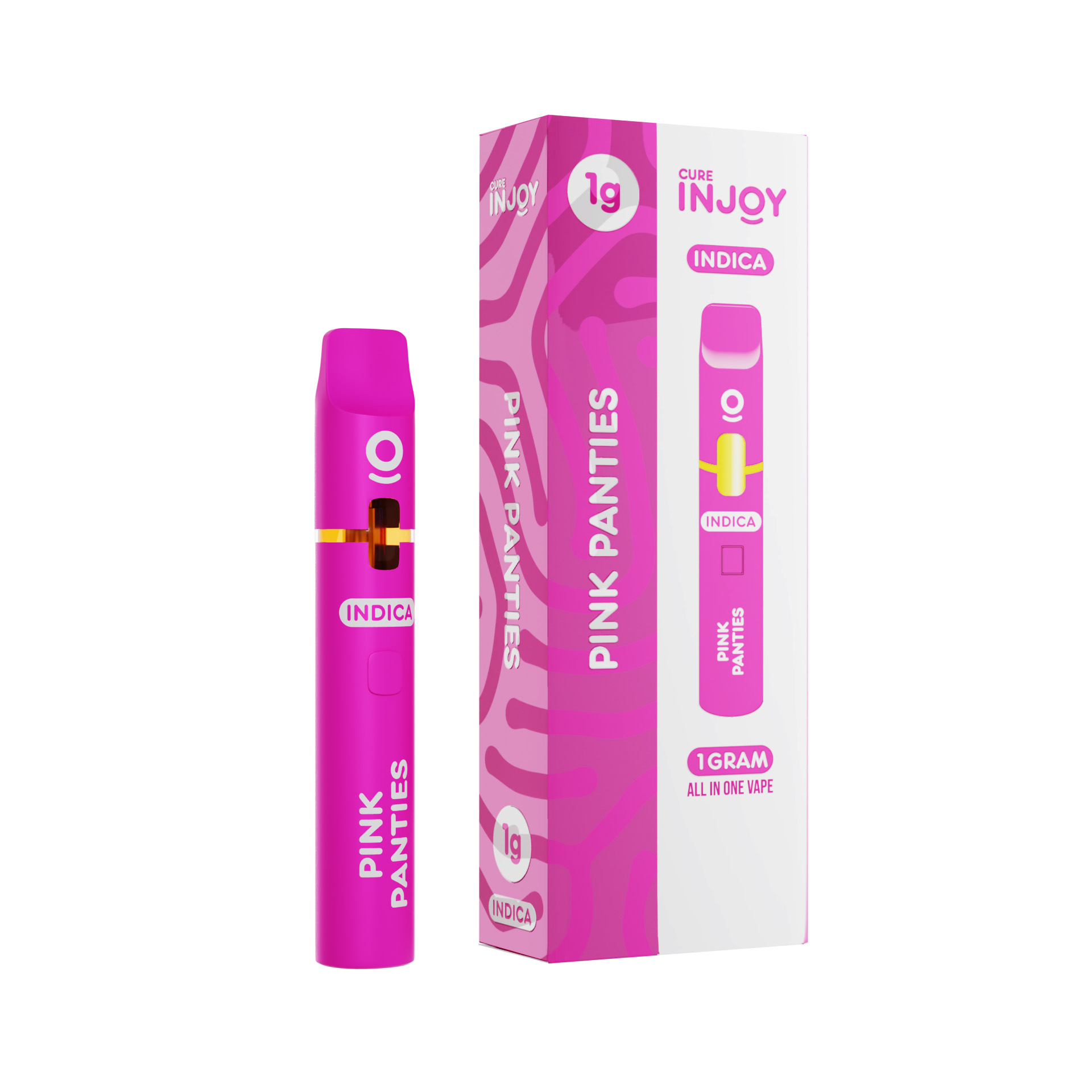 Photograph of product: Cure Injoy - Pink Panties (Oui'd) All-In-One Vape