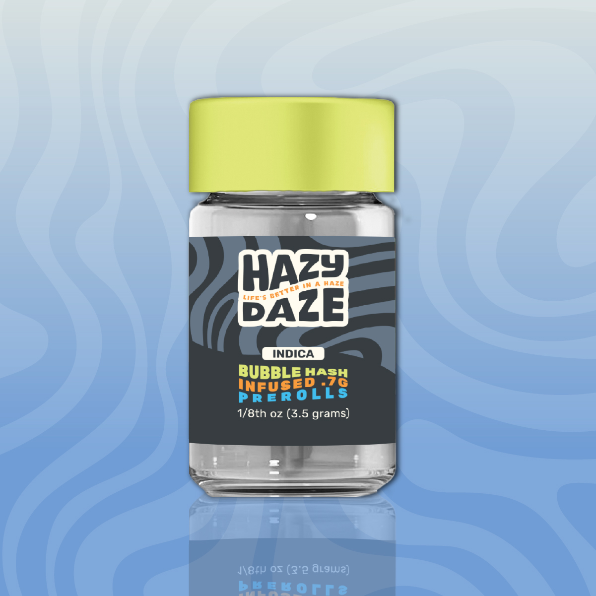 Photograph of product: Handlebar Infused Preroll 5 pack by Hazy Daze