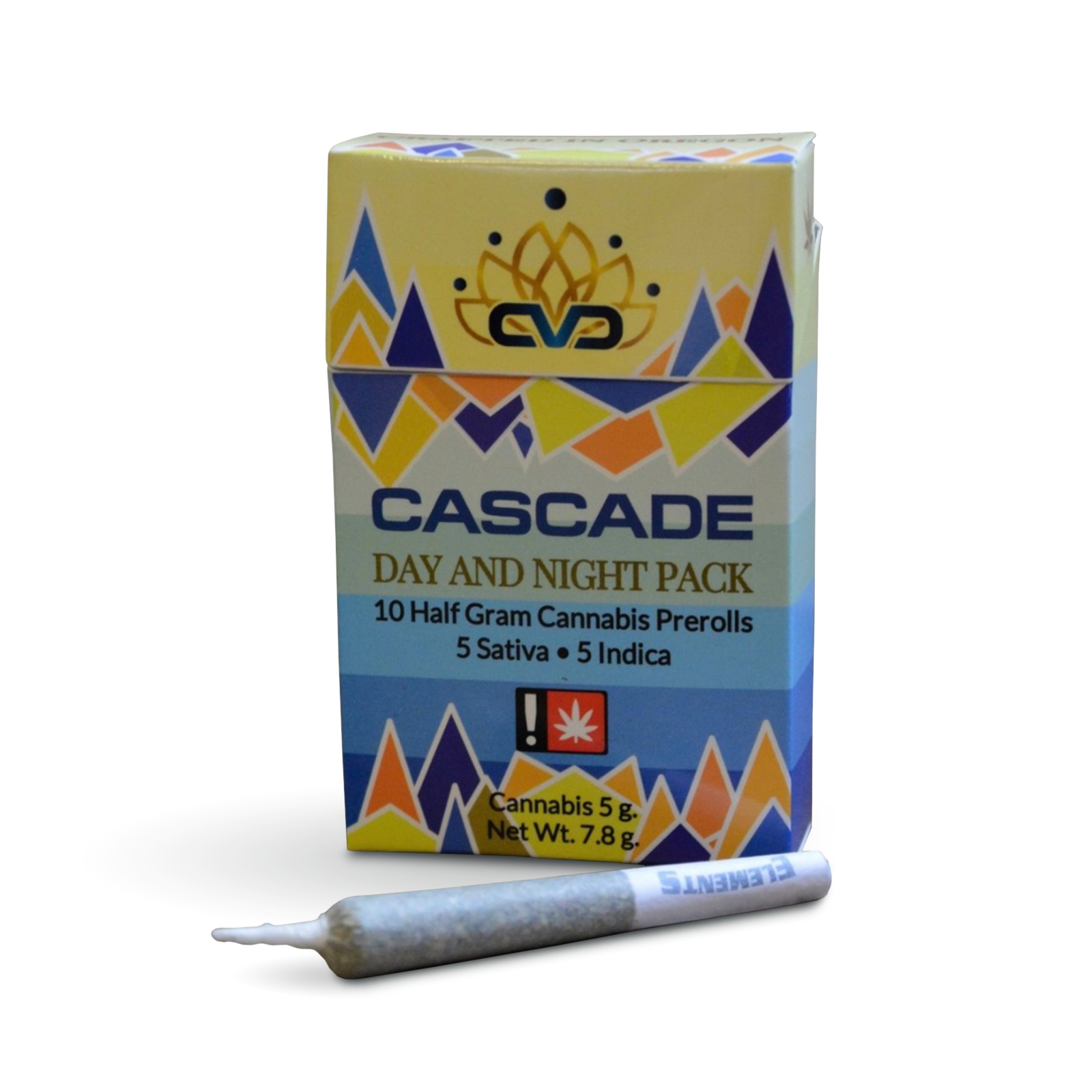Photograph of product: Day & Night Half Gram Pre-Roll | 10-Pack