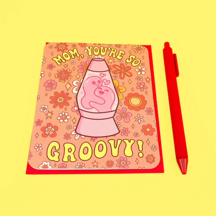 Photograph of product: Mom, You're So Groovy I Birthday Card