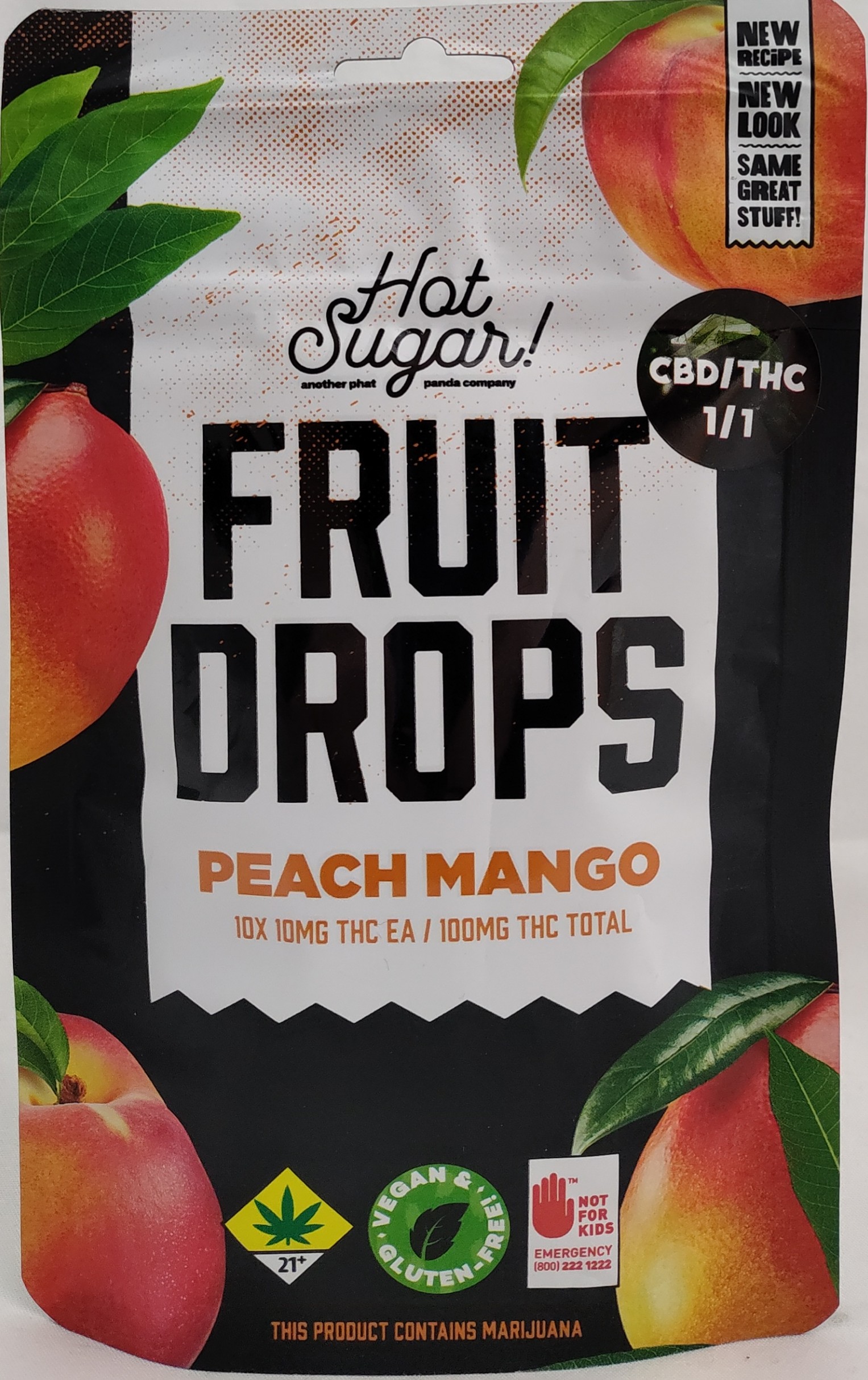 Photograph of product: CBD:TH-oui 1:1 Peach Mango | 10 Pack *General Use Compliant*