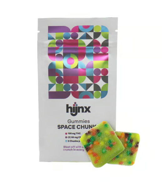 Photograph of product: RSO Space Chunk Gummies, 100mg 2pk