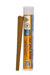 Photograph of product: Sour Apple Fritter | Pre-Roll Blunt 1g