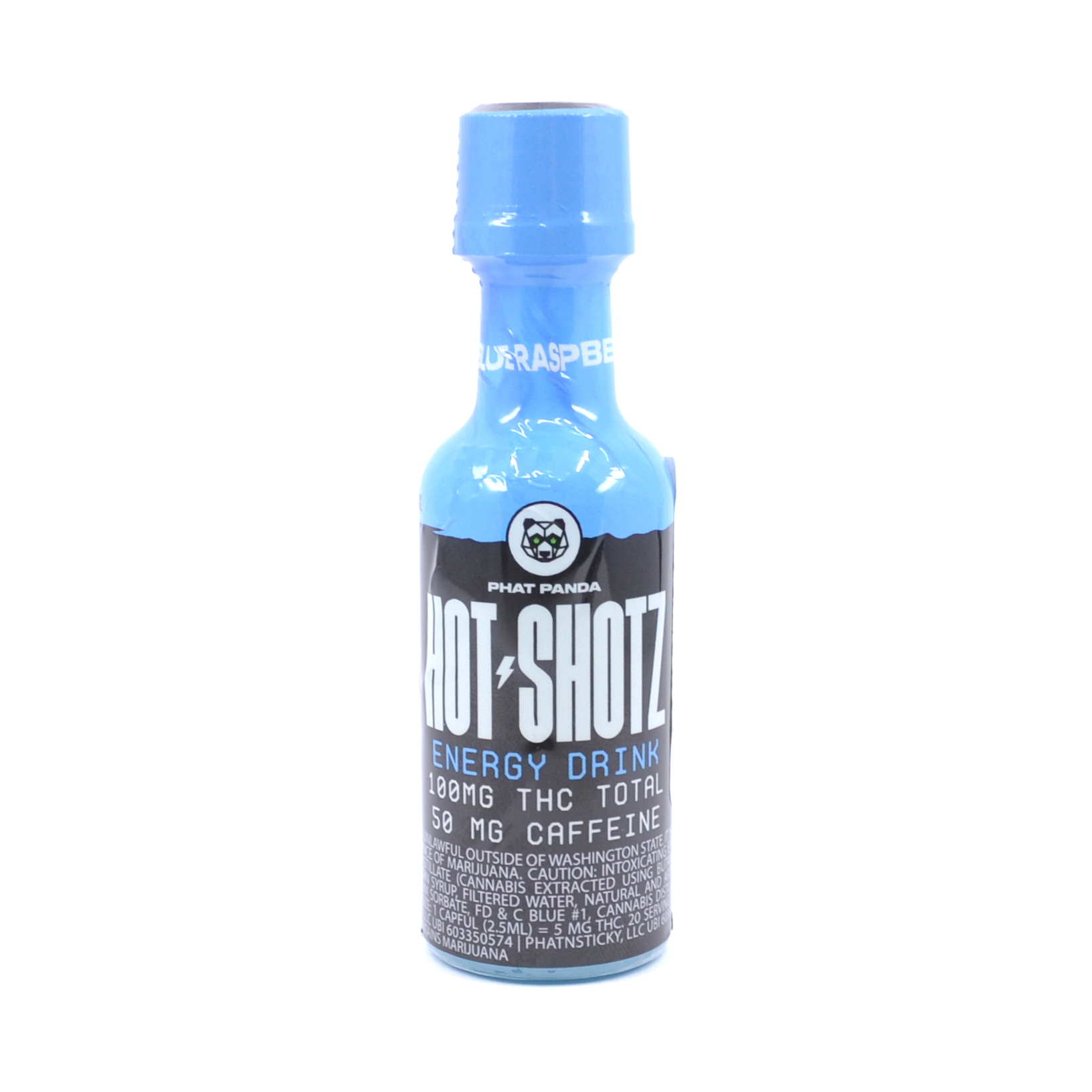 Photograph of product: Energy Hot Shotz - Blue Raspberry | Energy 1pk | (100mg)