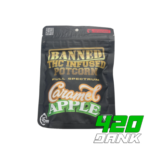 Photograph of product: Banned - 200mg Potcorn - Sour Cream & Cheddar