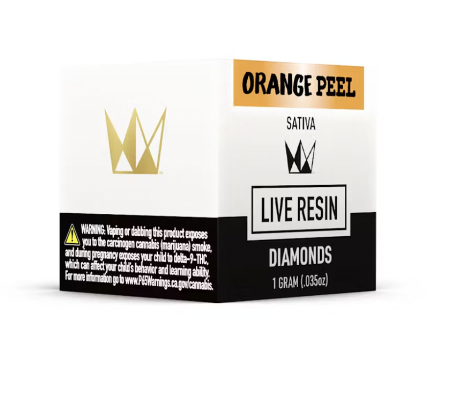 Photograph of product: Orange Peel Live Resin Diamonds [S]