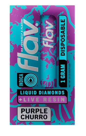 Photograph of product: Flav - Live Resin - Purple Churro I - RTU - 1.0g