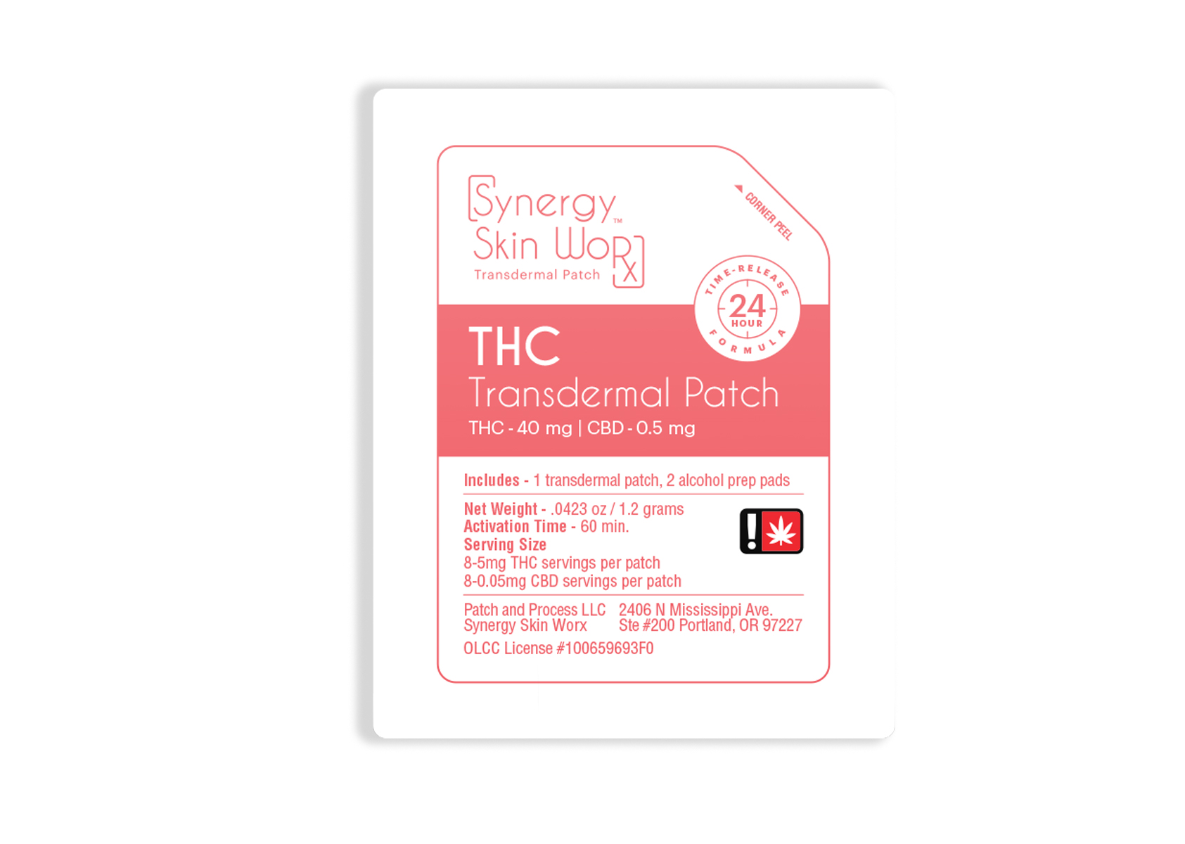 Photograph of Product: THC Transdermal Patch