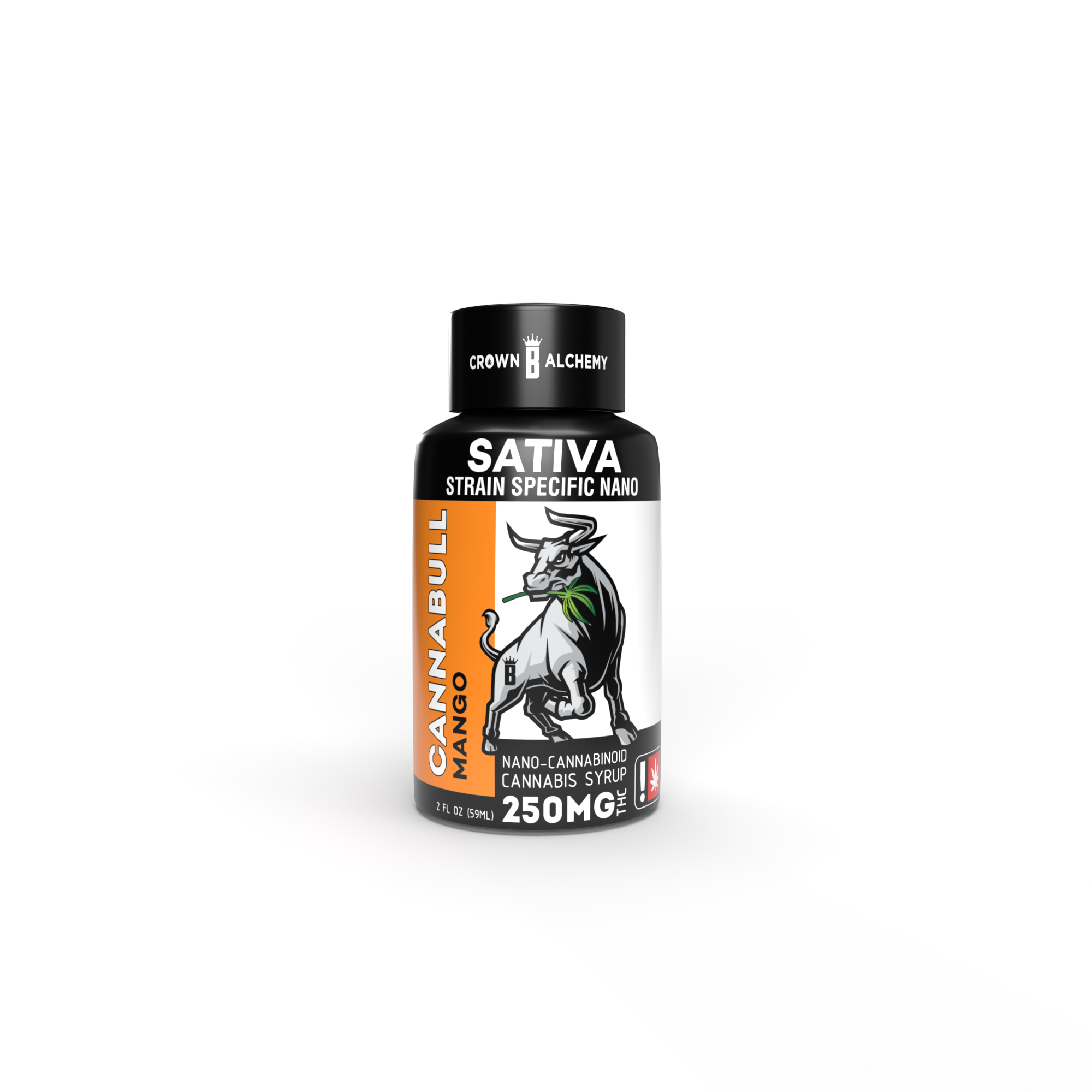 Photograph of product: Cannabull Mango TH-oui Syrup 250mg