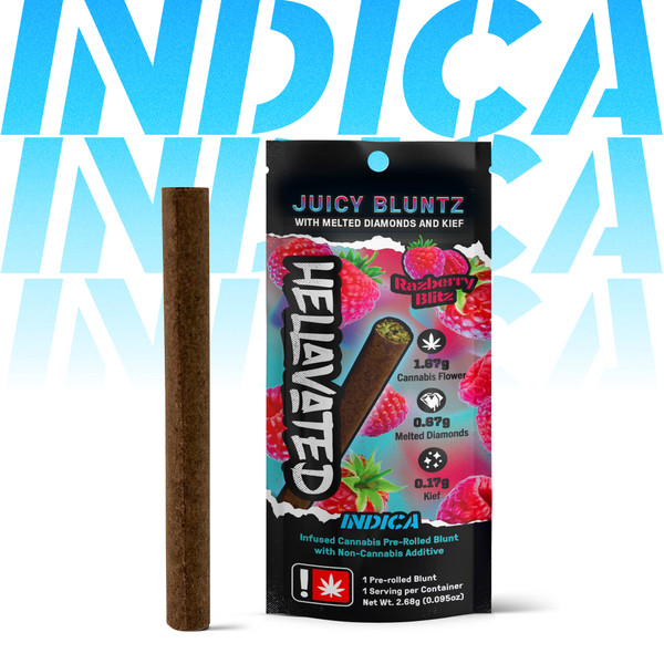 Photograph of product: Hellavated | Razberry Blitz - 2.5g Juicy Blunts