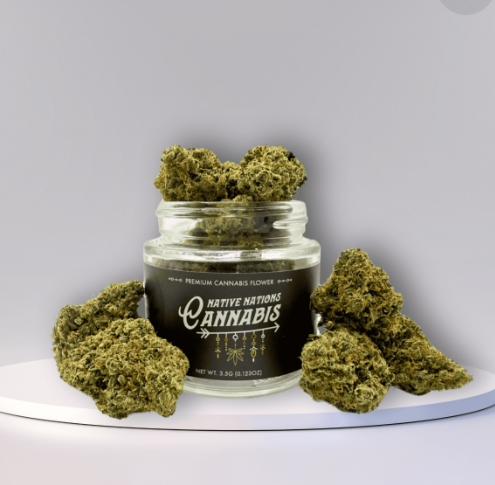 Photograph of Product: Native Nations Cannabis Flower Super Yuzu 24% Sativa 3.5g