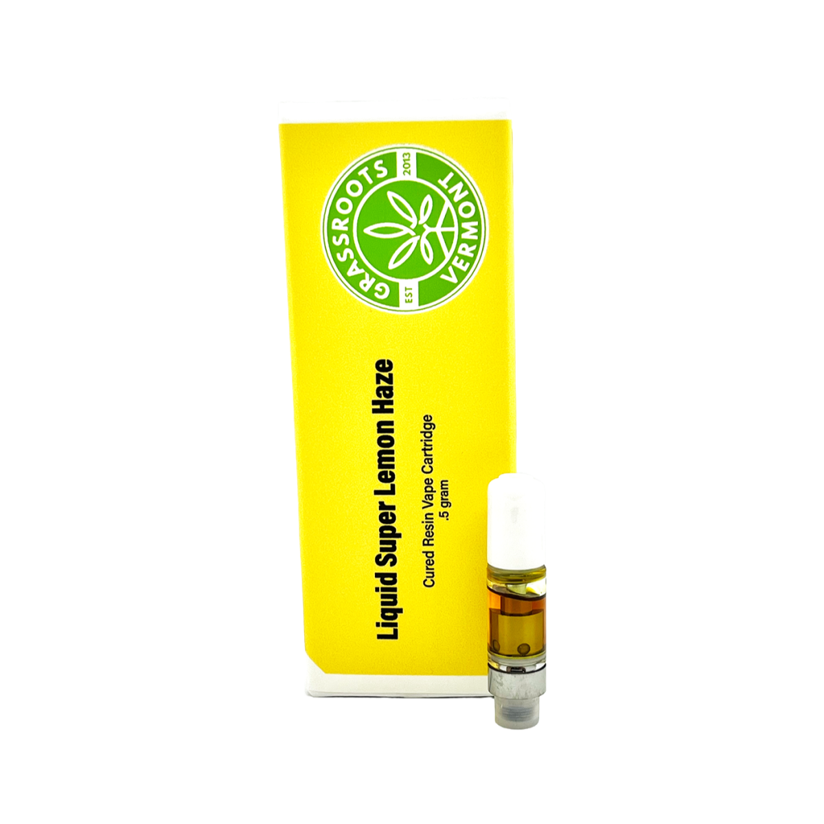 Photograph of product: Super Lemon Haze | Cured Resin Vape Cart