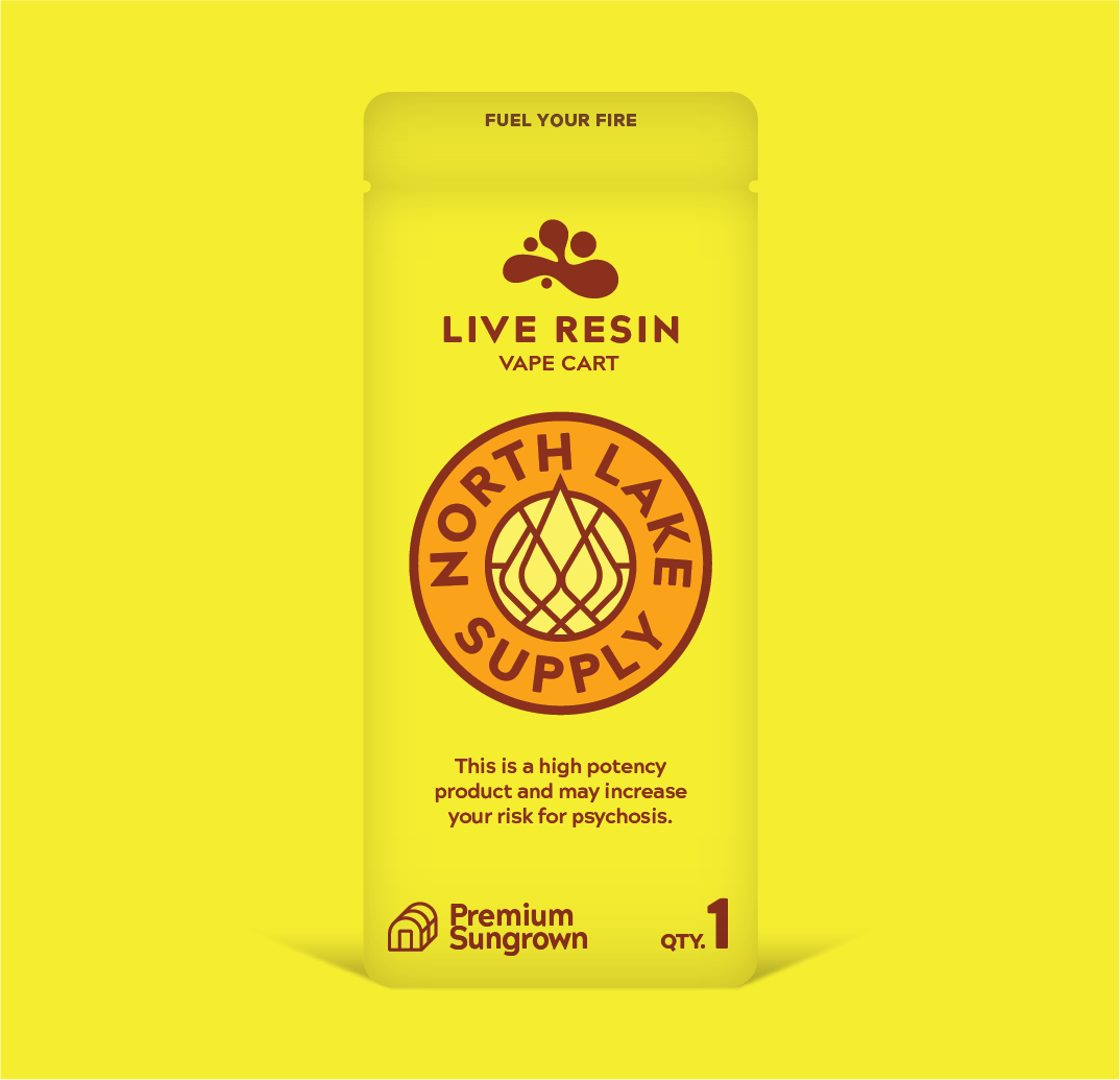 Photograph of product: North Lake Supply | Shoreburst OG | Live Resin Vape | 0.5g