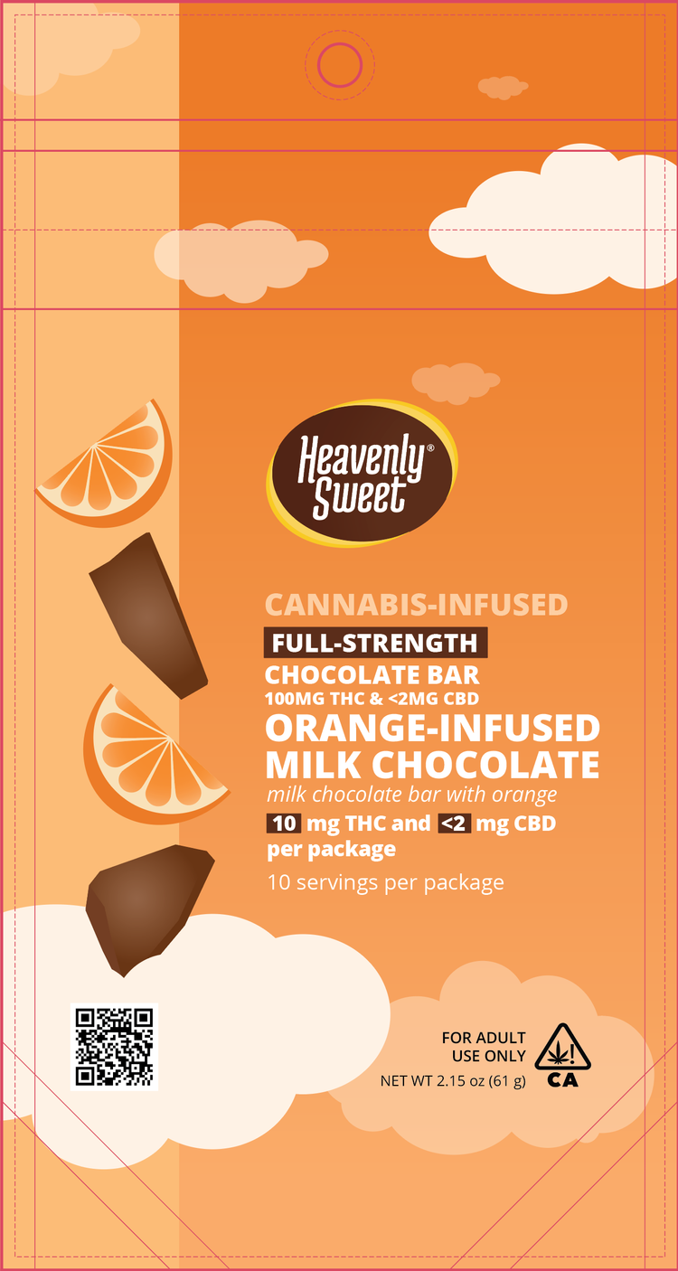 Photograph of Product: ORANGE-INFUSED MILK CHOCOLATE BAR