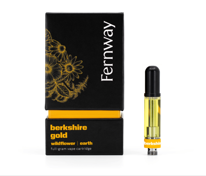 Photograph of product: Fernway Berkshire Gold (S) Vape Cartridge 1g