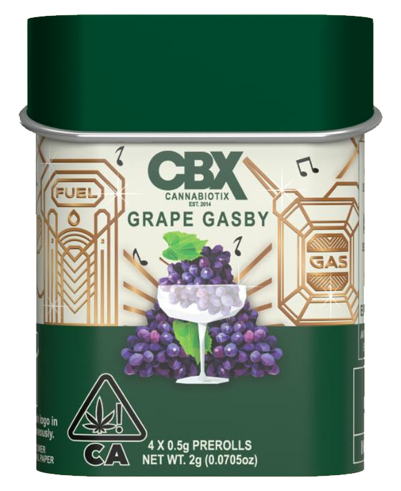 Photograph of product: CBX | Grape Gasby | 2G 4PK