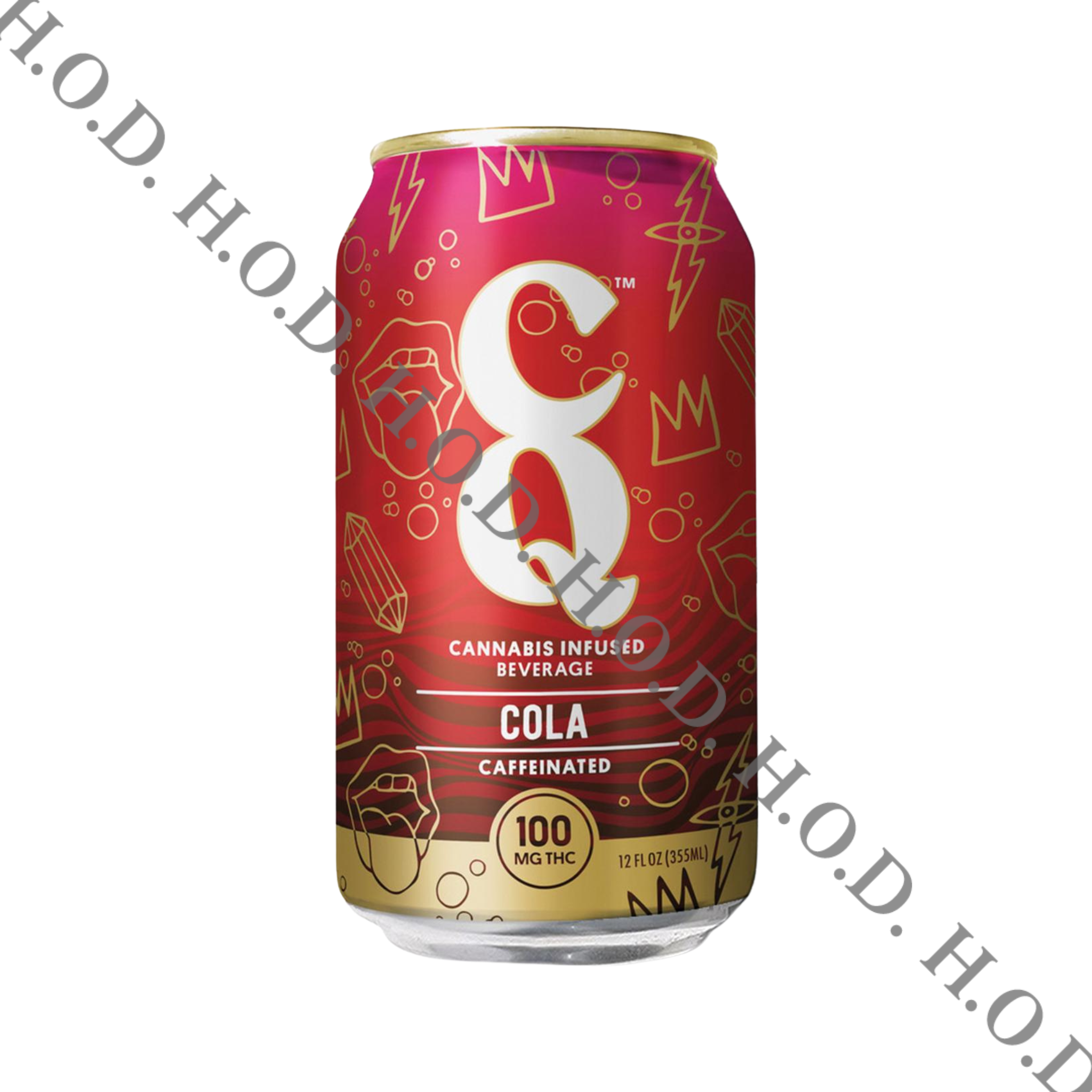 Photograph of product: CQ Cola Soda 100mg