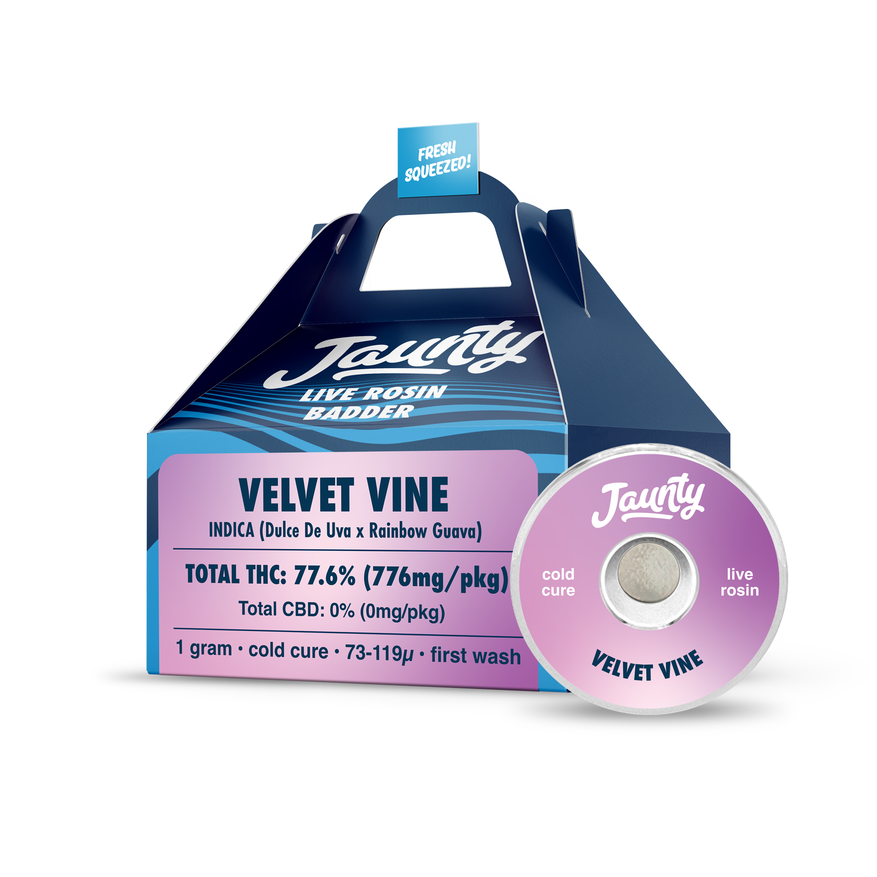 Photograph of Product: Jaunty - Velvet Vine Live Rosin Badder
