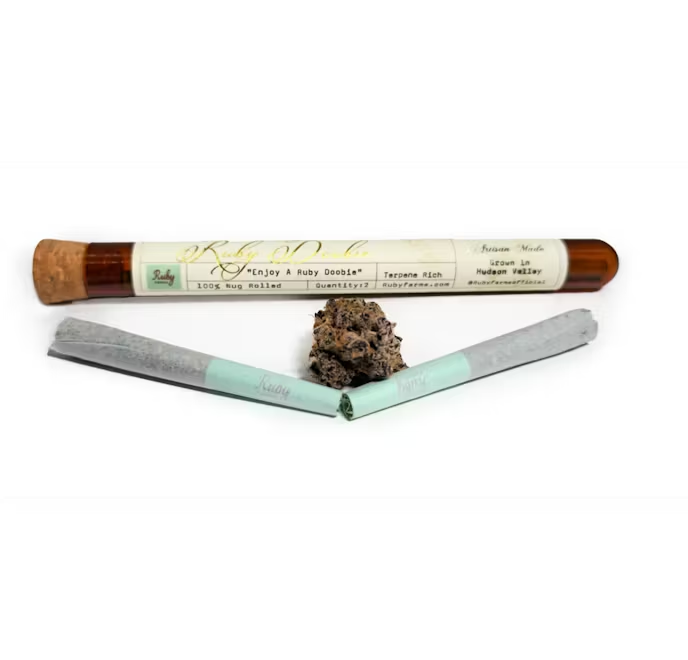 Photograph of product: Doobies | 2x .5g OG #18 | Prerolls | 1g