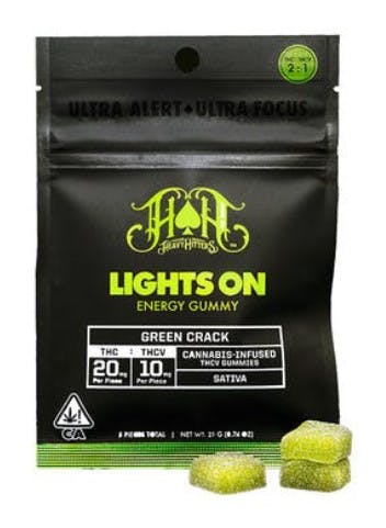 Photograph of product: Green Crack TH-ouiV 100MG Gummy - 