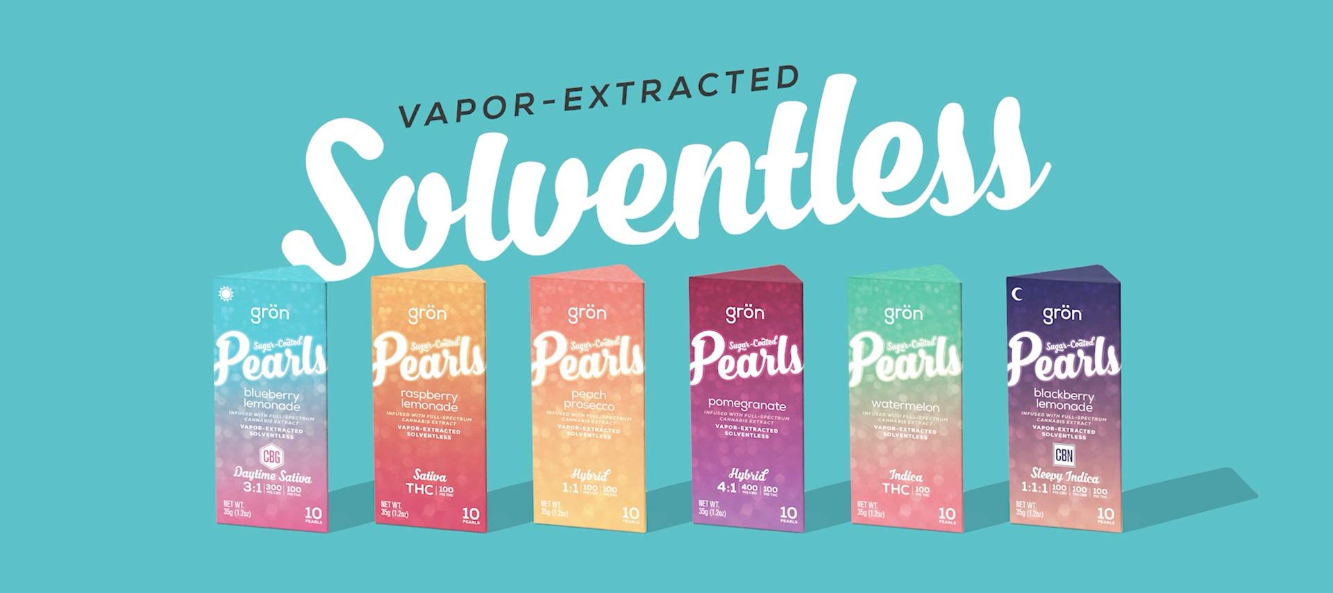 Photograph of product: Grn | Blackberry Lemonade 1:1:1 Pearls | 10pk