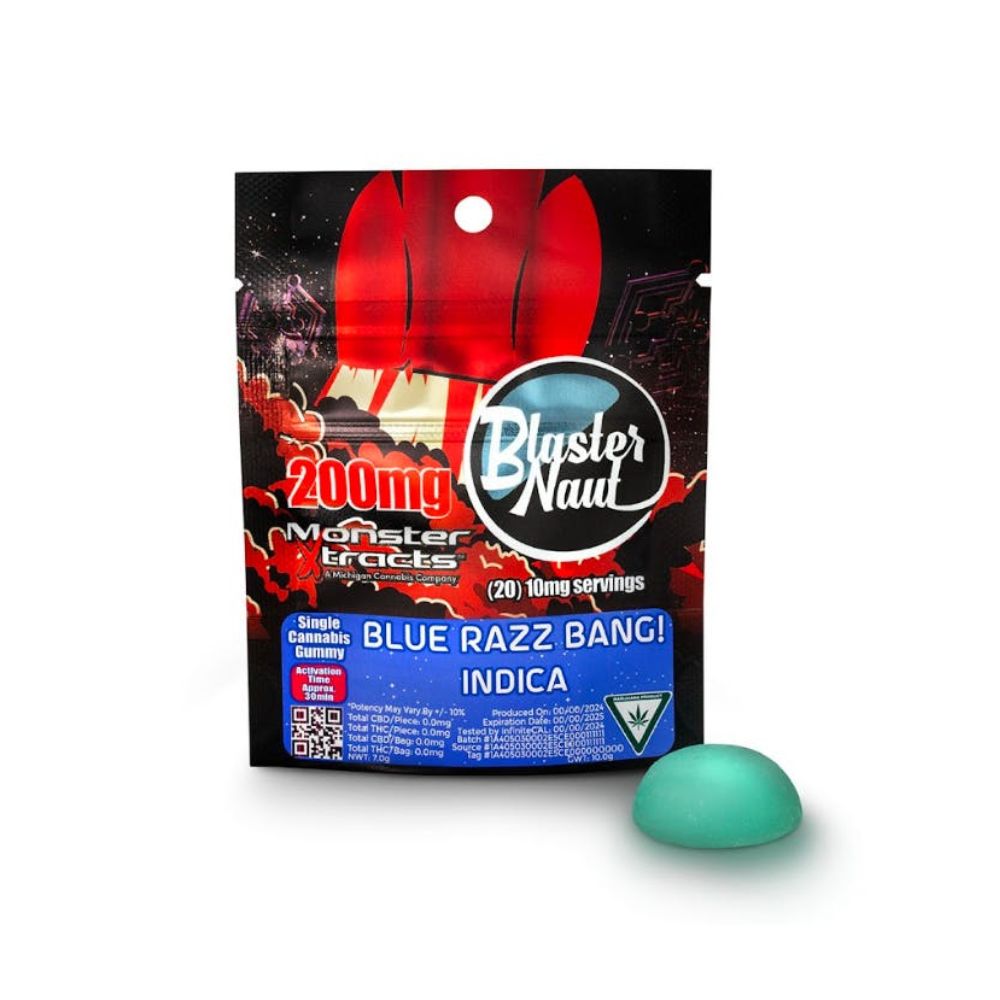 Photograph of product: Blaster Naut | Blue Razz Bang! | 200mg