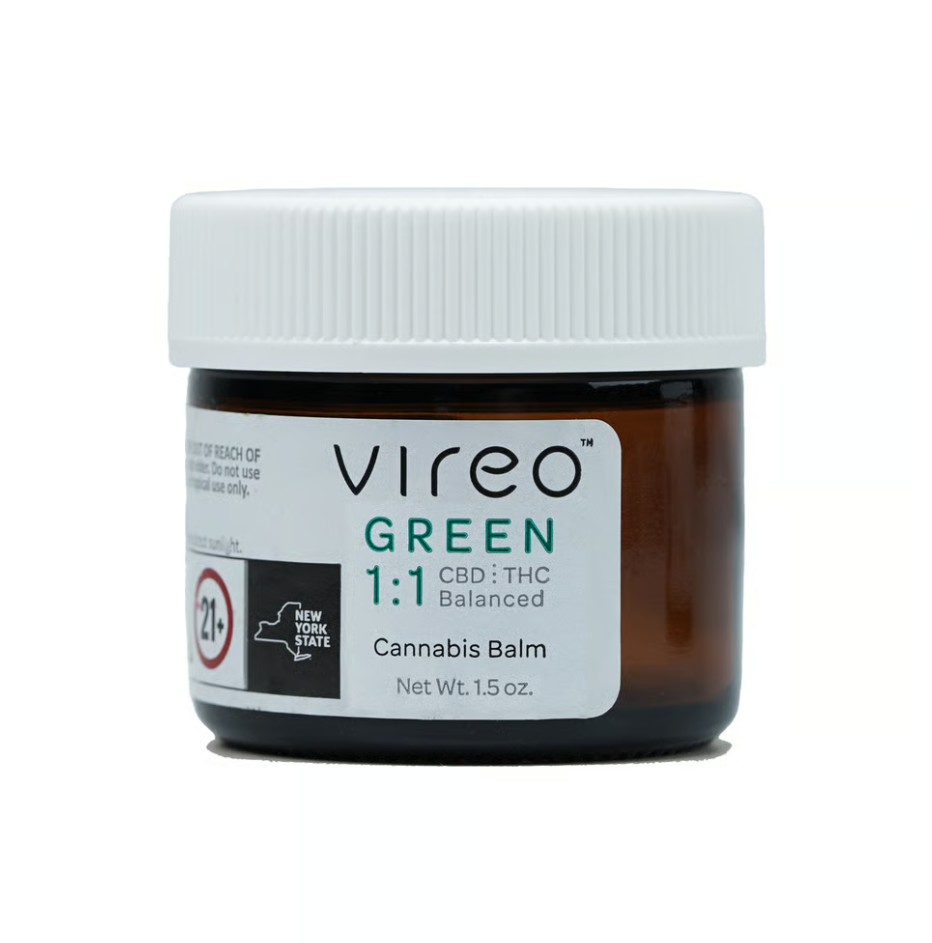 Photograph of product: Vireo | Green Balm 1:1 CBD/TH-oui | Topical