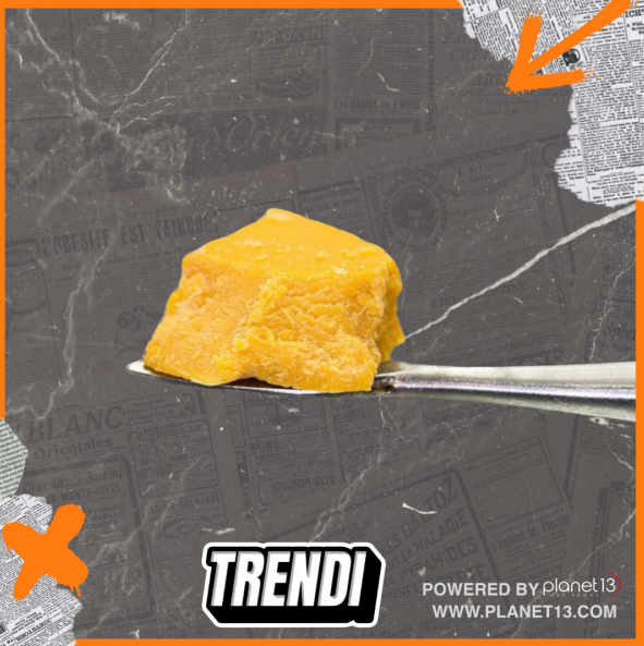 Photograph of product: Live Resin Orange Push Pop Badder 0.5g