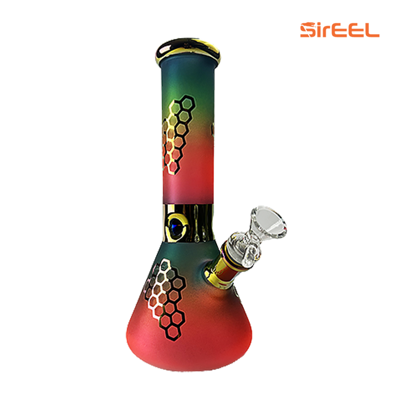 Photograph of Product: SirEEL - 10" Rainbow Gradient Bong, Assorted Colors